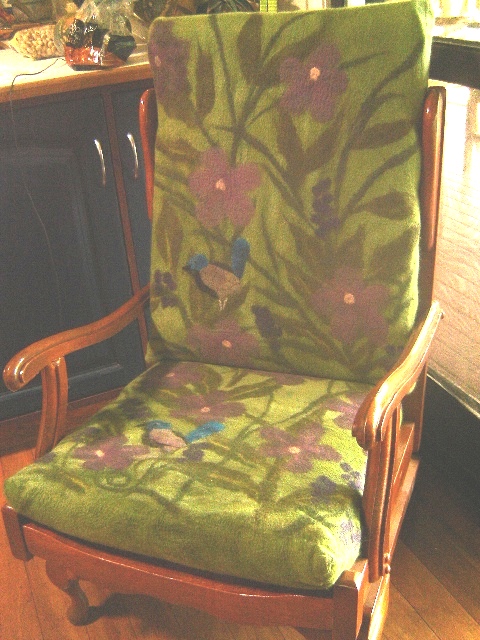 chair felted chair felted