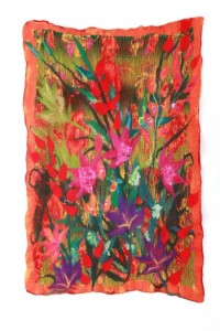 Floral wallhanging